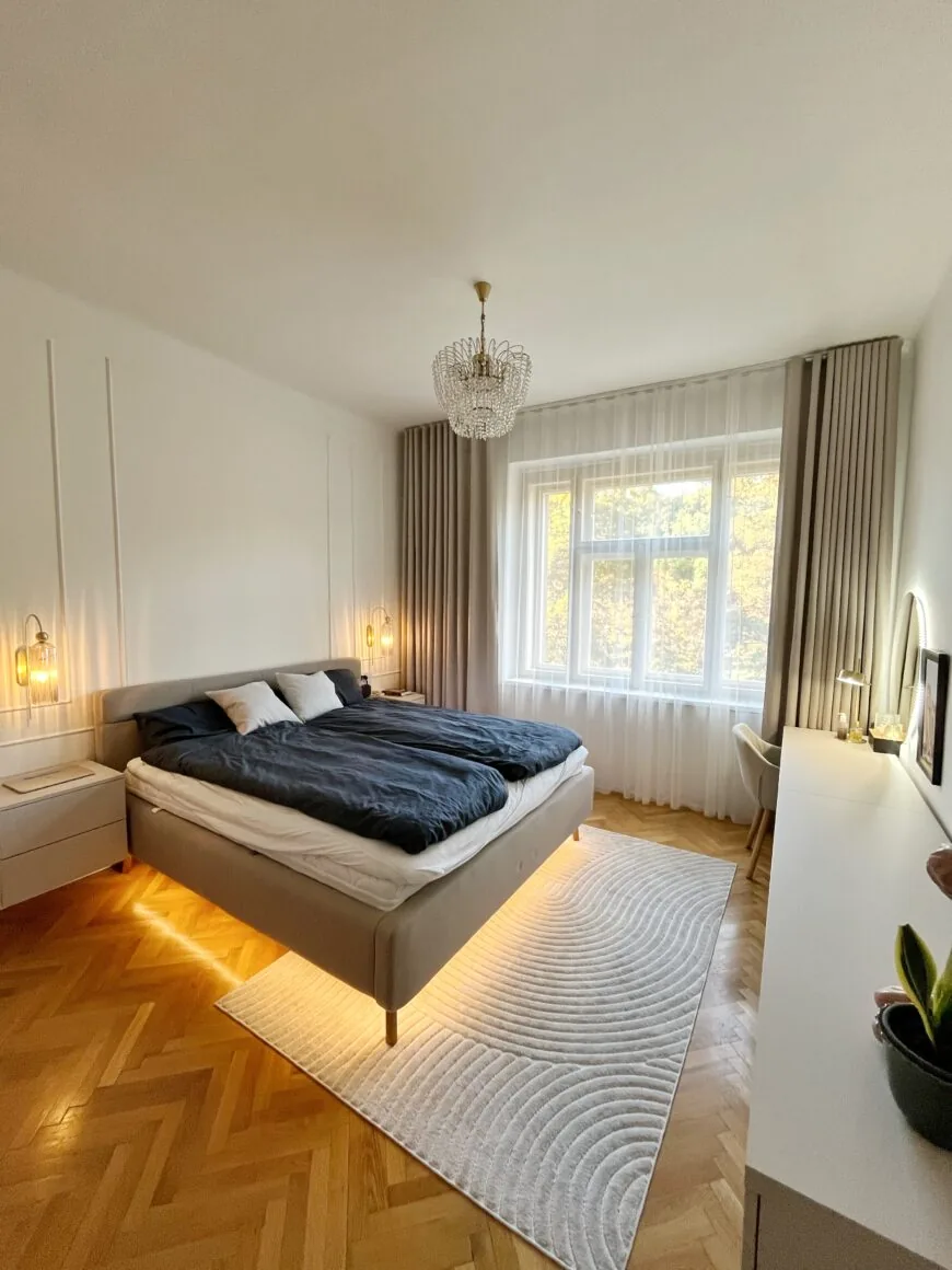 Wave závěsy do ložnice