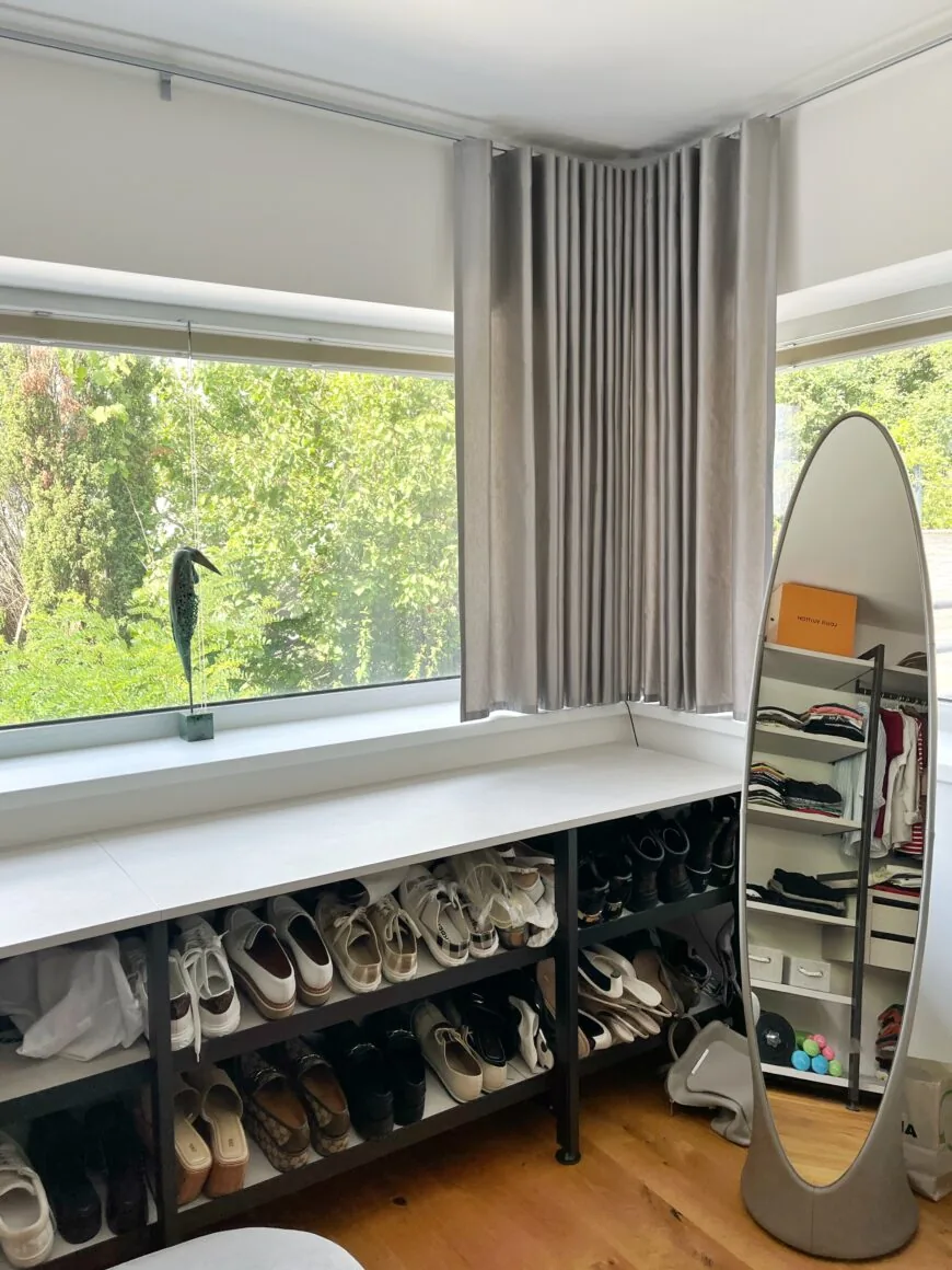 Závěsy s pravidelnou vlnou