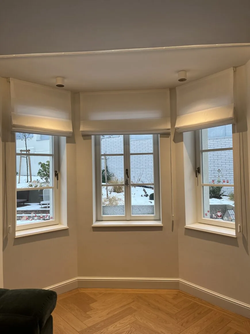 Římské rolety na míru do výklenku