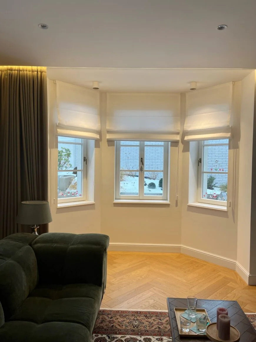 Římské rolety na míru do výklenku