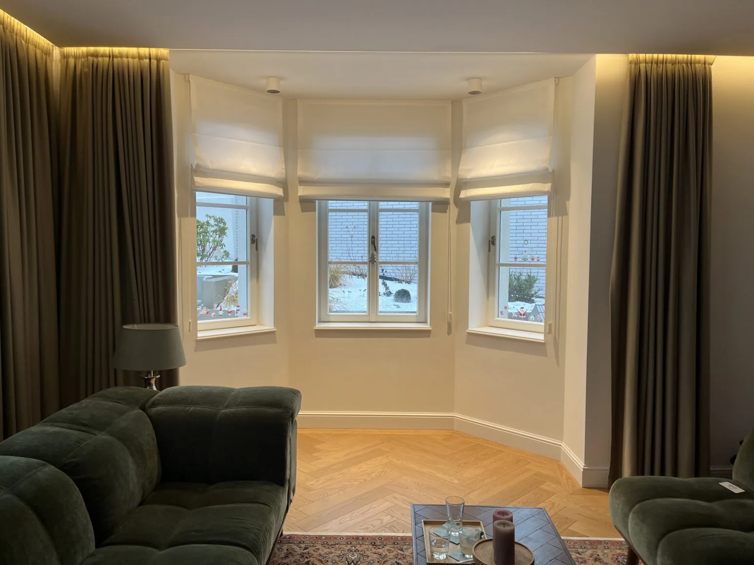 Římské rolety na míru do výklenku